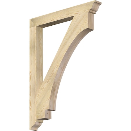 Ekena Millwork Imperial Traditional Rough Sawn Bracket, Douglas Fir, 4"W x 36"D x 48"H BKT04X36X48IMP01RDF